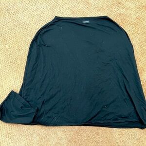 Black Multi-Purpose Breastfeeding Coverup, Carrier Cover, High Chair Cover